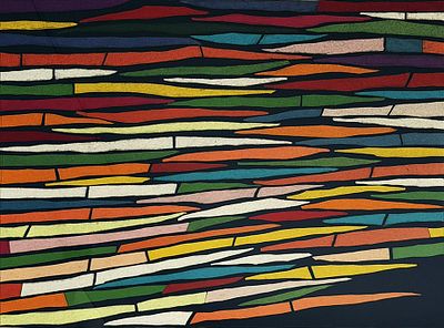 Piero Dorazio, Senza titolo, 1974 - Piero Dorazio, Panno lenci, Es. n. 56-75, 82x113 cm, Senza 