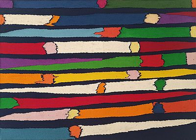 Piero Dorazio, Senza titolo, 1974 - Piero Dorazio, Panno lenci, Es. n. 60-75, 82x113 cm, Senza 