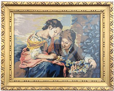 גובלן עבודת יד על פי ציורו הנודע של האמן ברטולומיאו אסטבן מורילו. 'Bartolome Esteban Murillo' 