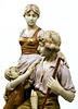 Royal Dux Czech Porcelain Statue. Signed, with hand-painted decorations, 
dated approximately Image - 7
