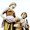 Royal Dux Czech Porcelain Statue. Signed, with hand-painted decorations, 
dated approximately Image - 8