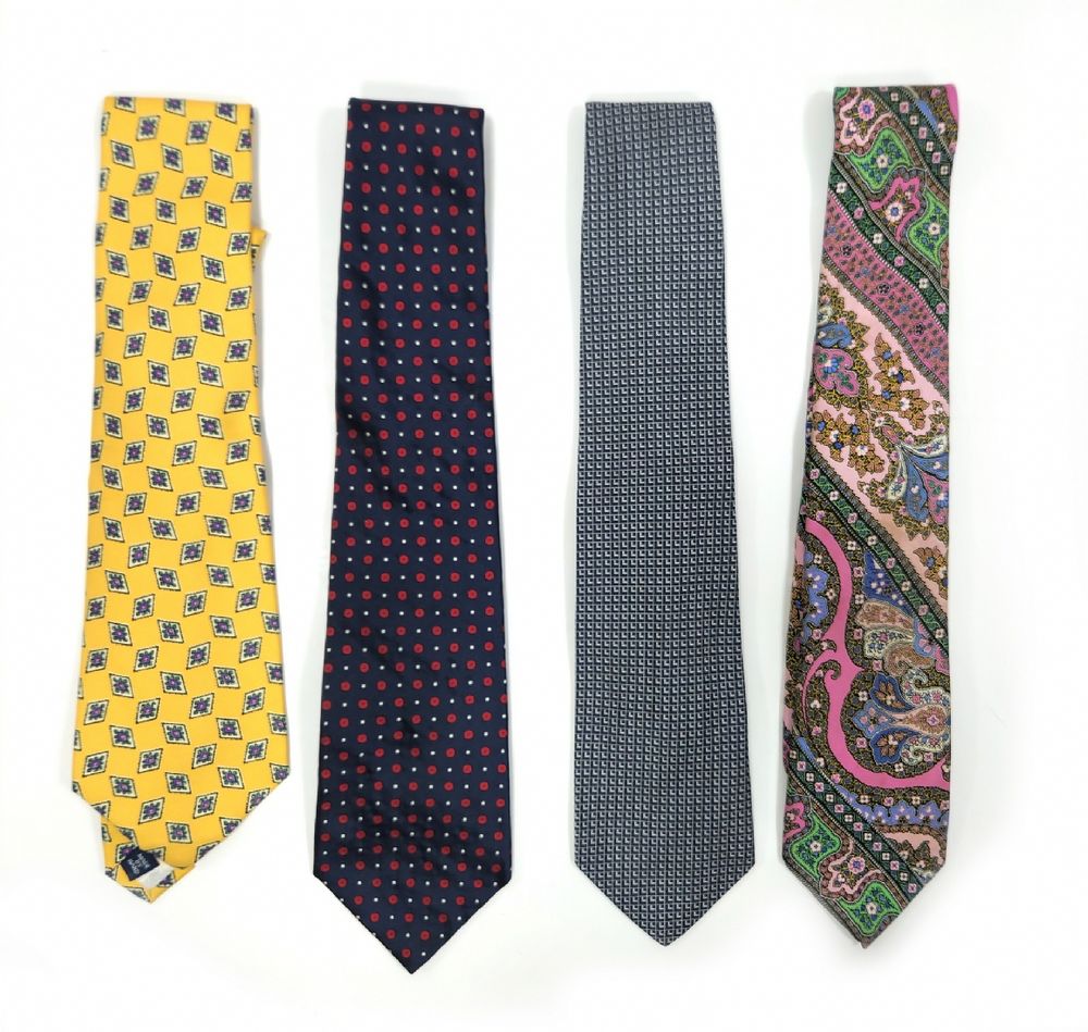 Four Silk Ties by Polo Ralph Lauren. Four high-quality designer ties by Polo Ralph Lauren. Some 