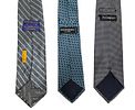 Three Ties by Yves Saint Laurent. Three high-quality designer ties by Yves Saint Laurent. Some Image - 2