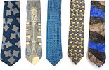 11 Ties with a Wide Range of Graphic and Colorful Patterns. Geometric, classic, and artistic Image - 1