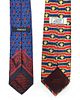 Two High-Quality Silk Ties by Versace. 100% silk, handmade. Some in used conditionImage - 2