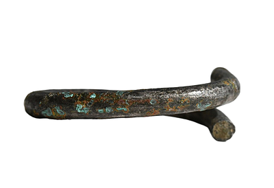 Silver Hair Coil, MEANS OF PAYMENT of Late Bronze Age- Iron Age, 15-6 Century BC. Weight: 7.72