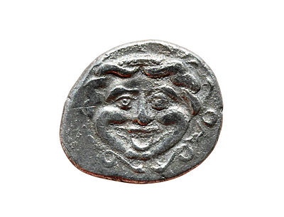 MYSIA, Parion. 4th century BC. AR Hemidrachm. Weight 2 gram, Diameter 15 mm. Bull standing left