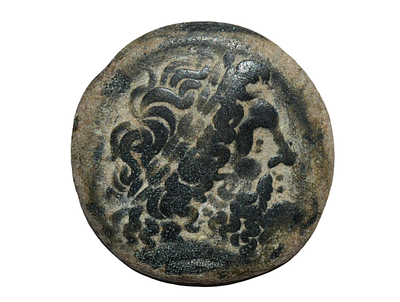 Kings of Egypt : Ptolemy II Philadelphos. 285-246 BC. (Æ) bronze Diobol Alexandria Mint. Weight