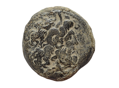 Kings of Egypt: Ptolemy VIII Euergetes II (Physcon). 145-116 BC. Bronze Æ Obol Alexandreia mint