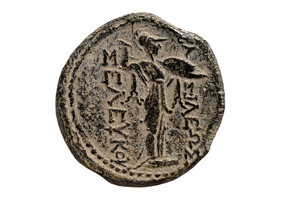 SELEUKID EMPIRE. Seleukos I Nikator 312-281 BC. Bronze (AE) coin. Weight 7 gram, Diameter 22 mm.