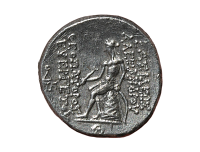 Seleukid Kings, Hellenistic Period. Alexander I Balas. 152-145 BC. Silver Drachm coin. Weight