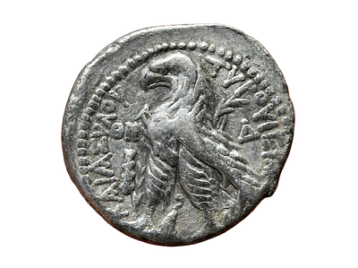 PHOENICIA, Tyre. 126 BC-AD 65. Silver (AR) HALF Shekel Dated Dated CY 49 (78/7 BC). Weight 6.84