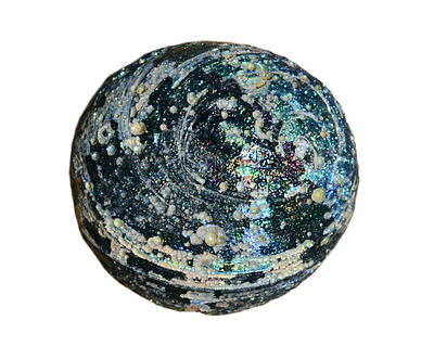 Roman Glass, Supposedly weight, 1-5 Century AD. Weight: 4.06 gram.