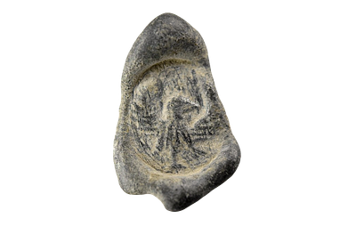 Lead Bullae with Eagle 4-6 Century AD. Size 24 mm. long. Descriptions of the type :