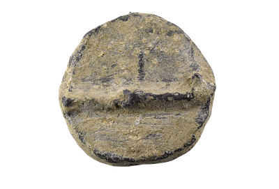 Middle Ages, Byzantine Lead Bullae Flan. Weight 14.57 grams, Size 24 mm.