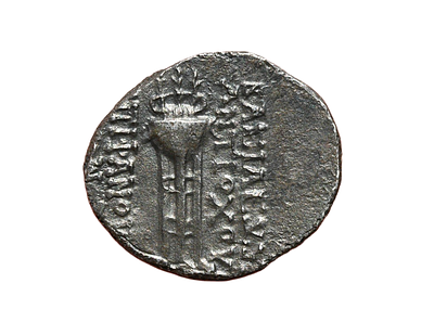 האימפריה הסלווקית, אנטיוכוס השמיני אפיפאנס (גריפוס), 121/0–97/6 לפנה״ס. דרכמה כסף. משקל 3.46 