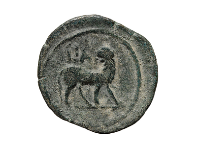 מצריים, אלכסנדריה, קיסר אדריאנוס (אדריאן) 117-138 לספירה. מטבע עיר ברונזה. משקל 4.90 גרם, קוטר 