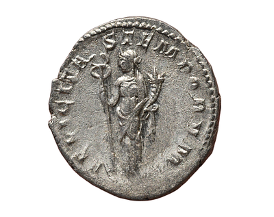 קיסר גורדיאנוס השלישי 238-244 לספירה. מטבע אנטוניאנוס כסף. משקל 3.44 גרם, קוטר 22 מ"מ. תיאור 