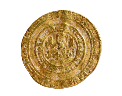 אסלאמי, הפאטמים. אל-חאכִּם בִּאמר אללה (אבו עלי מנצור) 996-1021 לספירה. דינר זהב. מטבעת מצרים 