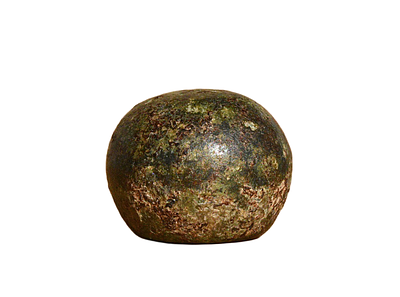 תקופת הברזל, משקולת מסחר (מאזניים), ברונזה 2 שקל, בצורת כדורית. מאות ה 12 - 8 לפנה״ס. משקל 