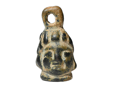 משקולת ברונזה רומית קדומה מאה 1 לפנה"ס - מאה 2 לספירה, בדמות ראש יאנוס. מאות 2-1 לפני הספירה. 