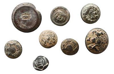 קבוצה של 8 כפתורים. תיאור טיפוס הפריט :