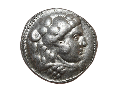 Phoenicia Ake (Akko) mint. (AR) Silver Tetradrachm in the Name of Alexander III the Great 