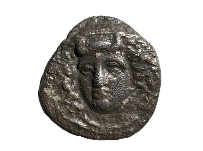 THESSALY, Larissa. Didrachm Circa 356-342 BC. Silver (AR) Di Drachm Weight 5.66 grams, Length 19 mm.
