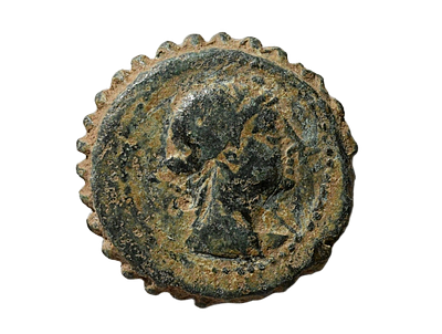 SELEUKID EMPIRE. Seleukos IV Philopator. 187-175 BC. Serrate Bronze (&AElig;) Antioch on the Orontes 