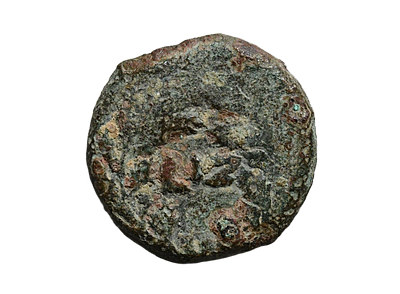 Judaea Procurators. Procurator Pontius Pilate 26-36 AD. Bronze (&AElig;) Prutah Jerusalem mint. Under 