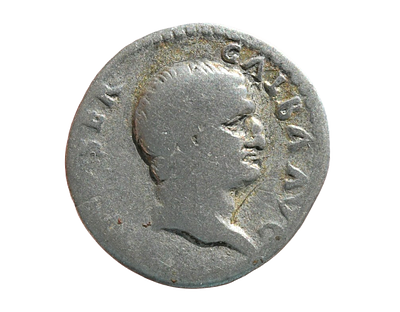 Galba. AD 68-69. Silver (AR) Denarius Rome mint. Weight 3.10 gram, Size 18 mm. Descriptions of 