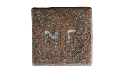 Byzantine 5-8 century AD. Bronze Three Nomismata Weight. Weight 13.17 gram, Size 17 mm. Descrip 