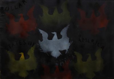 FRANCO ANGELI Senza titolo, anni '70 - FRANCO ANGELI 1935-1988 Senza titolo, anni '70 Smalto su 