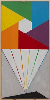 LORENZO PIEMONTI Composizione - LORENZO PIEMONTI 1935-2015 Composizione Acrilico su faesite cm. 