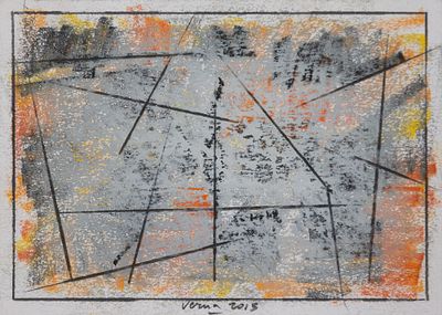 CLAUDIO VERNA Senza titolo, 2013 - CLAUDIO VERNA 1937 Senza titolo, 2013 Tecnica mista su carta 