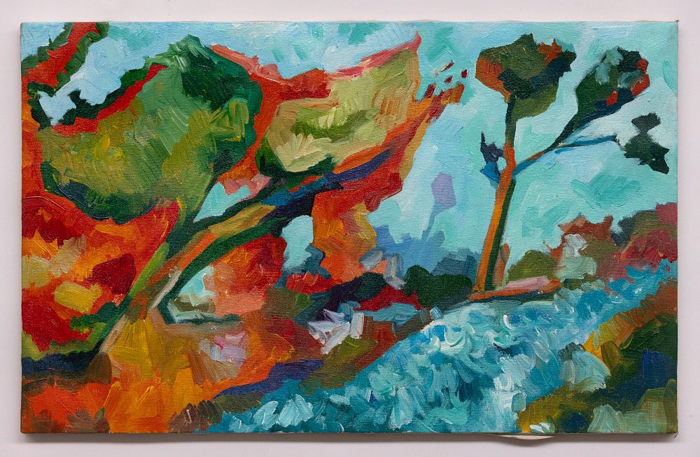 MIMMO GERMANA' Natura, 1984 - MIMMO GERMANA' 
1944-1992 
Natura, 1984 
Olio su tela 
cm. 50x80 