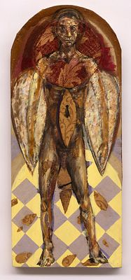 BRUNO CECCOBELLI Inviolabile, 2001 - BRUNO CECCOBELLI 1952 Inviolabile, 2001 Tecnica mista su 