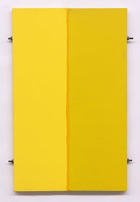 ENZO CACCIOLA N. 34 - 2015 - ENZO CACCIOLA 1945 N. 34-2015 Multigum su tela e ferro cm. 100x62,5 