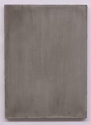 ENZO CACCIOLA 14-6-1975 - ENZO CACCIOLA 1945 14-6-1975 Cemento su tela cm. 91x65 Firma, titolo e 