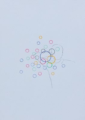 GIULIO PAOLINI In assenza, 2021 - GIULIO PAOLINI 1940 In assenza, 2021 Stampa su carta con 