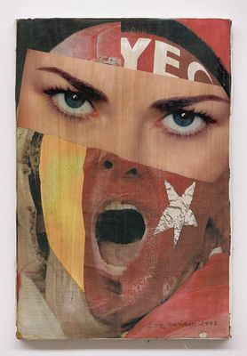 ELIO MARIANI Senza titolo, 2008 - ELIO MARIANI 1943 Senza titolo, 2008 Collage su tela cm. 30x20 