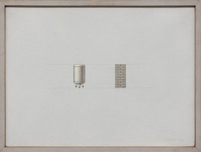 TINO STEFANONI Elenco di cose, 1979 - TINO STEFANONI 1937-2017 Elenco di cose, 1979 Tecnica mista 