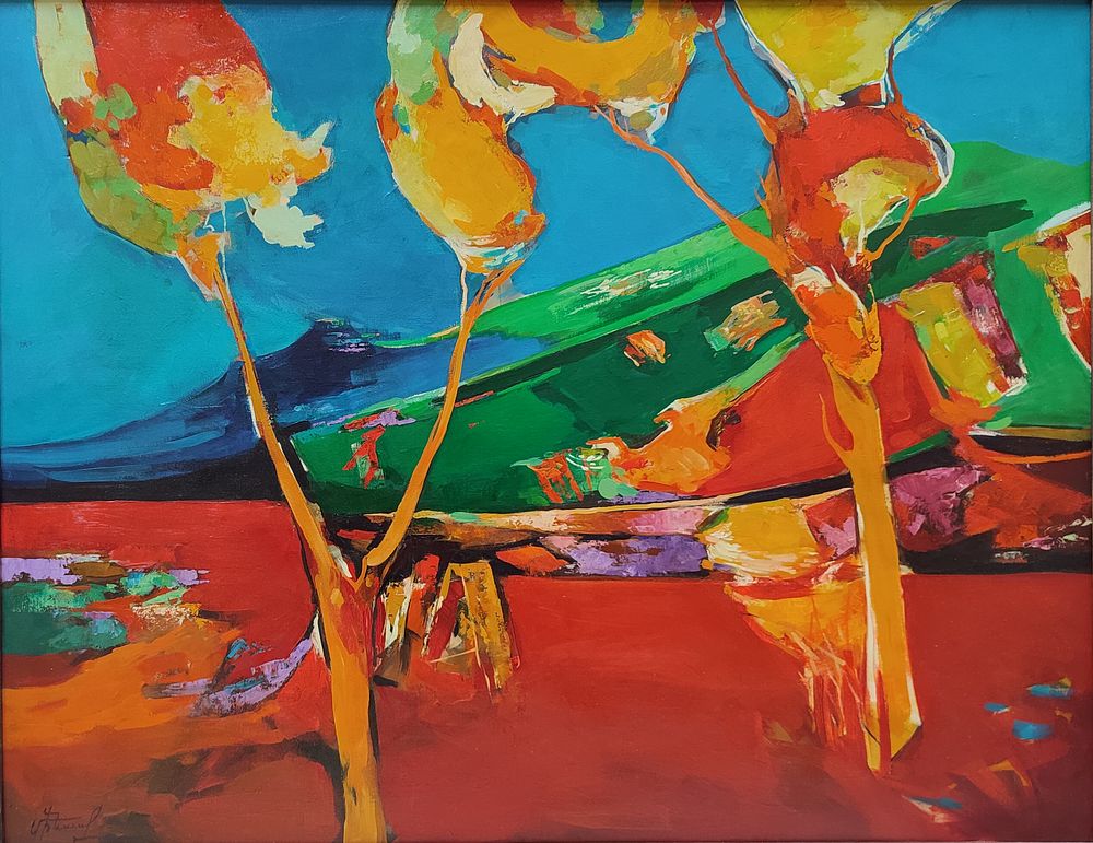 Minas Zakaryan(Armenian, b. 1955), "Vision", oil on canvas, signed l. l., 70 x 90 cm. 
Prices 