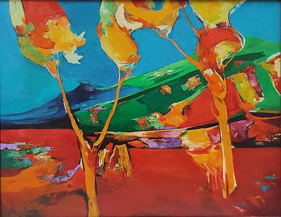 Minas Zakaryan(Armenian, b. 1955), "Vision", oil on canvas, signed l. l., 70 x 90 cm. 
Prices 