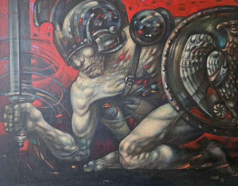 Levon Aslanyan(Armenian, b. 1964), "Warrior", oil on canvas, signed l. r., 80 x 100 cm.
Prices 