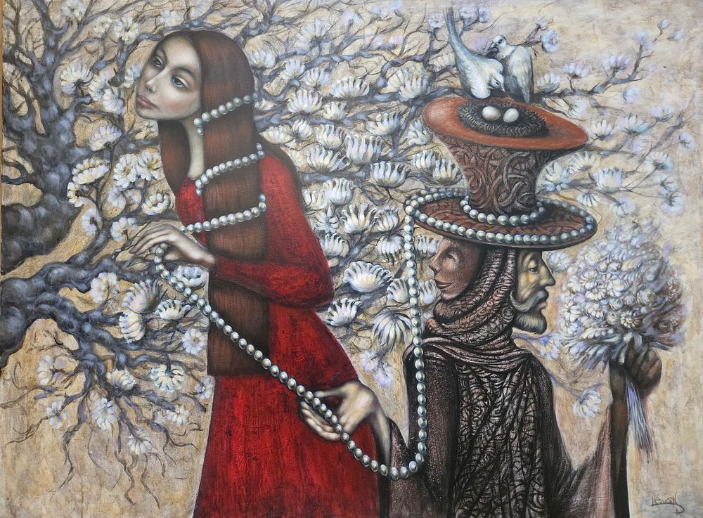 Levon Aslanyan(Armenian, b. 1964), "Dreamers", oil on canvas, signed l. r., 90 x 110 cm.
Prices 