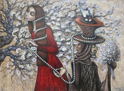 Levon Aslanyan(Armenian, b. 1964), "Dreamers", oil on canvas, signed l. r., 90 x 110 cm.
Prices 