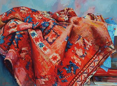 Minas Zakaryan(Armenian, b. 1955), "Carpet", oil on canvas, signed l. l., 60 x 80 cm.
Prices 
