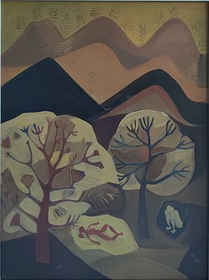 Martin Petrosyan (Armenian, b. 1936), oil on canvas, signed and dated 1986 l. r., 80 x 60 cm. 