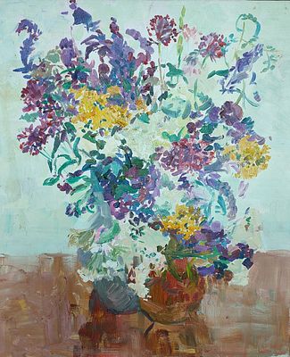 Armen Atayan (Armenian, 1922 - 2021), oil on canvas, 55 x 46 cm. Notes Armen Atayan graduated 